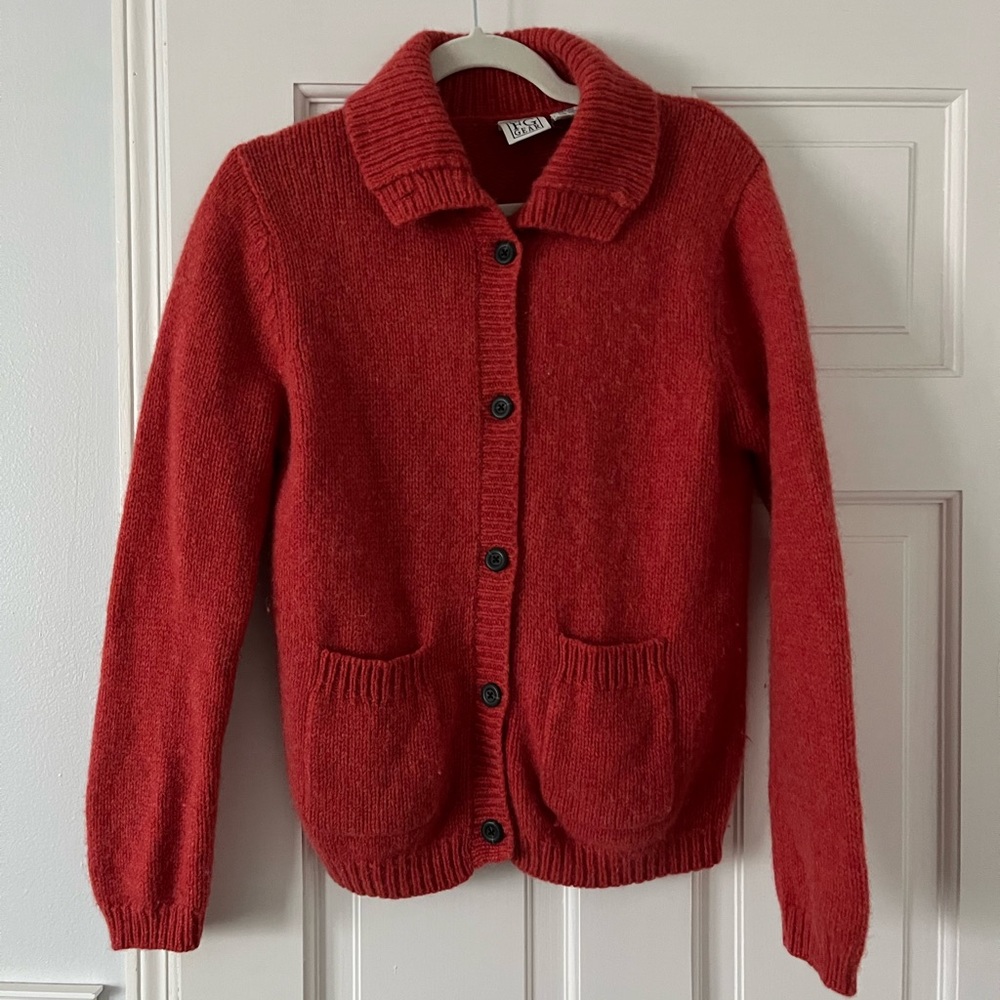 VTG Field Gear 100% Shetland wool cardigan